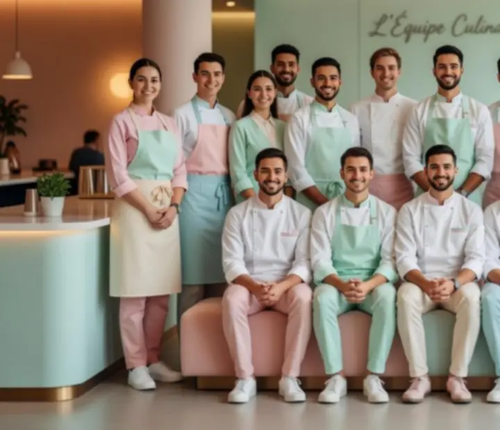 Tým šéfkuchařů, barmanů a personálu restaurace CasinoAlba